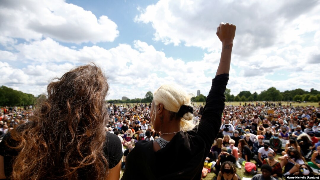 Protesti u Londonu, 20 juni 2020.