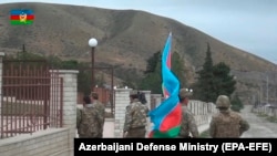 Азербайджанские военные в Нагорном Карабахе. Архивное фото.