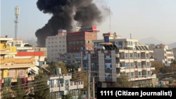 Авганистан - зграда во Кабул по пакистанските воздушни напади, 15 октомври 2025 година.