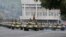 Nagorno-Karabakh - A military parade in Stepanakert.