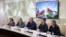 На перамовах дэлегацыяў Вярхоўных судоў Беларусі і Расеі ў Менску. 10 чэрвеня 2026 году