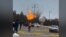 Момент взрыва — кадр из видео, опубликованного в соцсетях