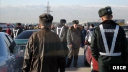 Aşgabadyň golaýyndaky barlag nokady.