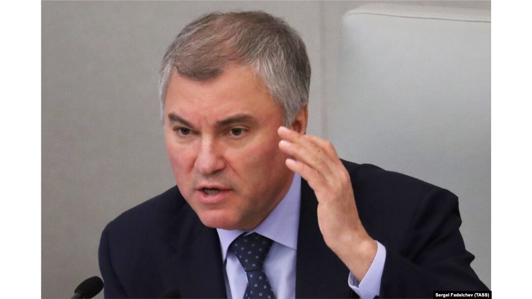Vyacheslav Volodin, the speaker of parliament's lower chamber, the State Duma, called Russia “the last island of democracy and freedom.”