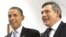  Barack Obama i Gordon Brown
