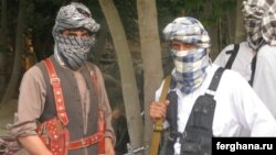 Purported Islamic Movement of Uzbekistan (IMU) militants in Afghanistan's northern Konduz Province (undated file photo)