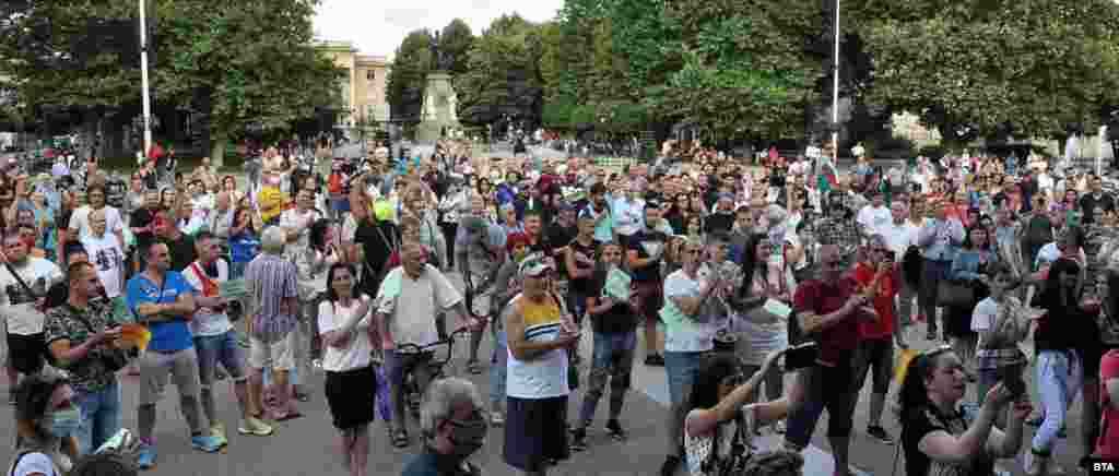 В Хасково на 13 юли също се проведе протест с искане за оставка на правителството.