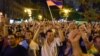 Armenia - Armenians march in Yerevan in support of opposition gunmen occupying a police station, 26Jul2016.