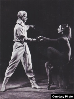 Юрий Григорьев и Виолетта Бовт в балете "Звездная фантазия" (1963 год)