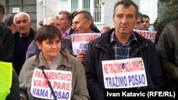 Sarajevo: Protesti radnika ¨Hidrogradnje¨