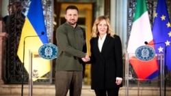 ITALY – Ukrainian President Volodymyr Zelenskyy and Italian Premier Giorgia Meloni (file photo).