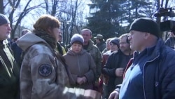 В Авдіївці протестували проти залізничної блокади (відео)