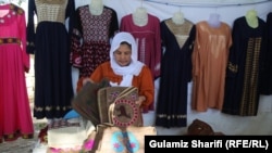 آرشیف - یک خانم تجارت پیشه در ولایت بامیان