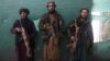 Taliban soldiers stand in Bagram Air Base in Parwan, Afghanistan, September 23, 2021