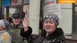 Алматыдағы құрылысшылар наразылығы