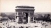 Parisul în anii 1920, Arcul de Triumf (Foto: Biblioteca Centrală Universitară, Iași)