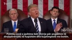 Trump zotohet për Amerikë të fuqishme para Kongresit