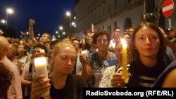 Протести проти судової реформи, Польща, Варшава, 20 липня 2017 року