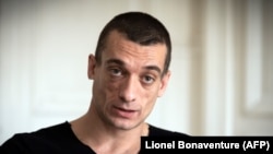 Russian artist Pyotr Pavlensky