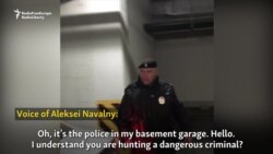 Navalny Posts Video Of Police Detaining Him