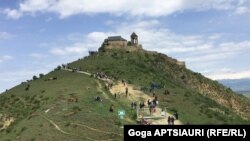 გორიჯვრის წმინდა გიორგის სახელობის ტაძარი. 2019 წლის 6 მაისი
