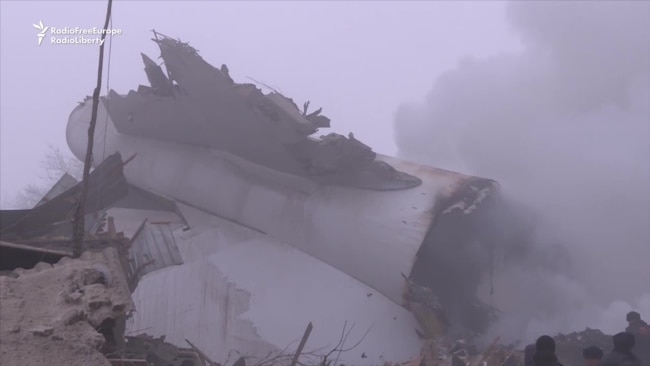 Turkish Cargo Plane Crashes Into Kyrgyz Homes, Killing Dozens