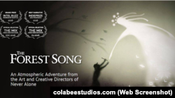 Презентаційна сторінка нової відеогри на сайті компанії-розробника Colabee