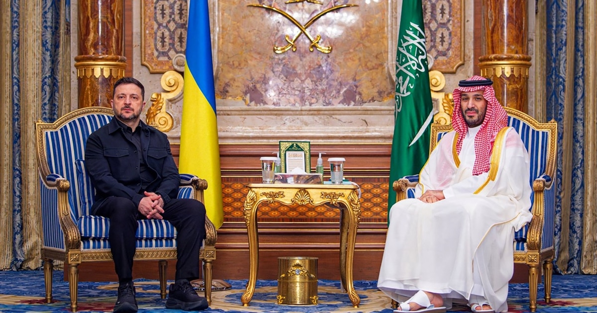 Zelenskyy In Saudi Arabia For Defense Talks As Russia Continues To Pound Ukraine