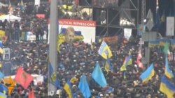 Massive Crowds Attend Opposition Rally In Kyiv