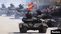 Paradă militară la Tiraspol