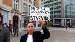 Ukraine Delivers Food By Drone As Russian-Occupied Oleshky Faces Starvation
