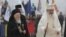Patriarhul Daniel și Patriarhul ecumenic Bartolomeu I al Constantinopolului,  București, 25 noiembrie 2018