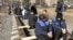 Armenia -- Workers of a copper smelter in Alaverdi block a nearby section of a railway, February 13, 2019.
