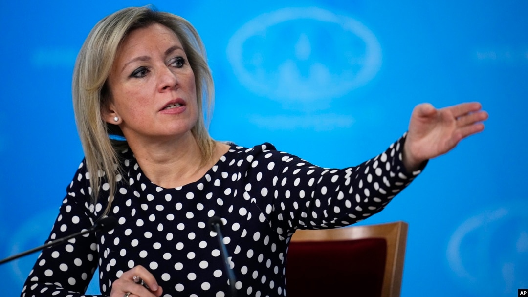Russian Foreign Ministry spokeswoman Maria Zakharova (file photo)