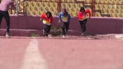مسابقات دوش و نشان زنی دختران در کابل برگزار شد