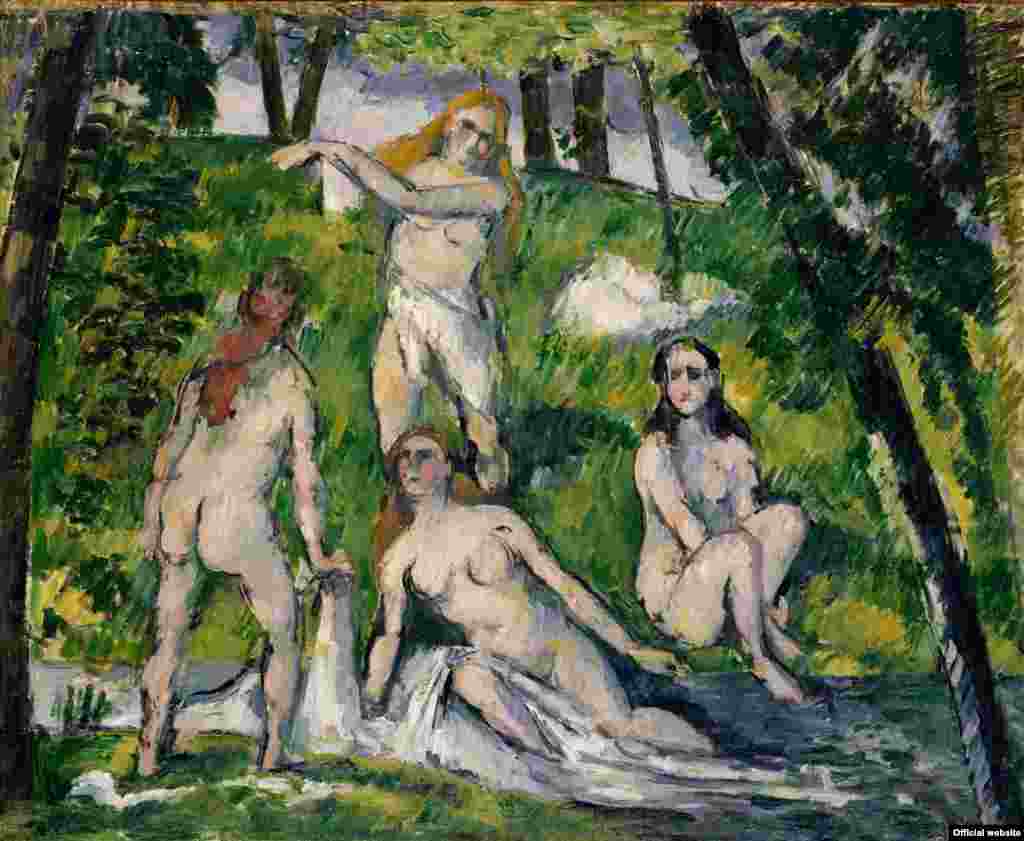 Paul Cezanne, Patru femei la baie (1877/78). Pola Museum of Art.