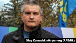Самопровозглашенный премьер-министр Крыма Сергей Аксёнов