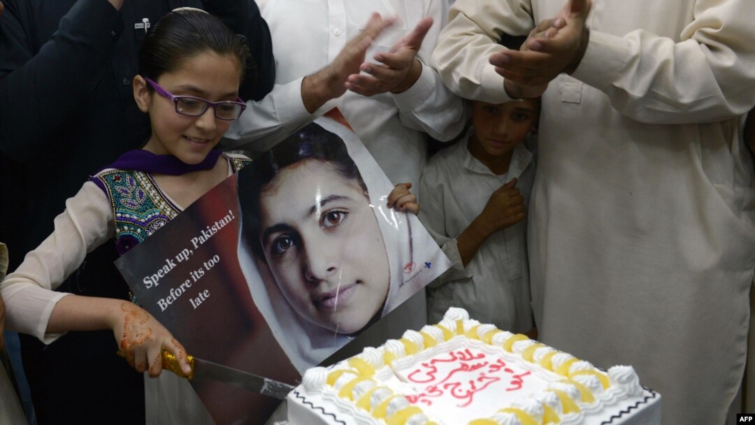سوات کې د ملالې د نوبل انعام لمانځنه
