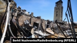 Пошкоджений внаслідок російської атаки національний музей «Чорнобиль». Київ, 24 травня 2026