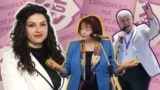 От ляво надясно: Мария Праматарова, Янка Такева, Пламен Dимитров. Колаж на Свободна Европа.