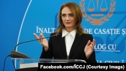 Președinta Înaltei Curți de Casație și Justiție, Lia Savonea