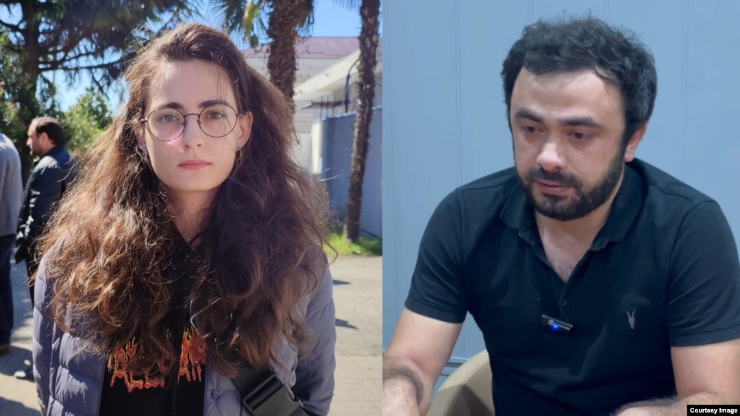 Лия Агрба и Дэвид Гобечия