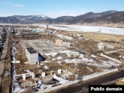 Руины завода стройматериалов, село Татаурово, Бурятия