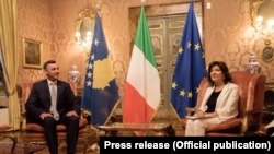 Kryeparlamentari Kadri Veseli dhe presidentja e Senatit të Italisë, Maria Elisabetta Alberti Casellati