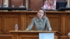 Iva Miteva speaks to the new parliament on July 21.