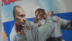 Russians Purchase Putin Paraphernalia