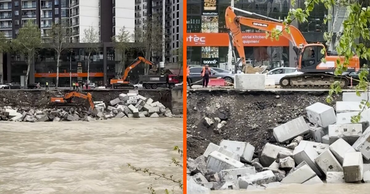 თბილისში მტკვრის ჯებირისა და ინფრასტრუქტურის შეკეთება 4,7 მილიონი ლარი ჯდება