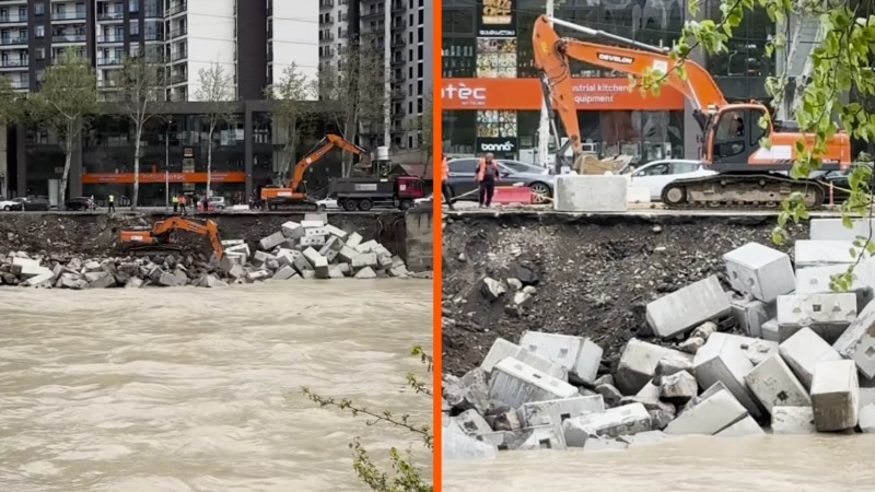 თბილისში მტკვრის ჯებირისა და ინფრასტრუქტურის შეკეთება 4,7 მილიონი ლარი ჯდება