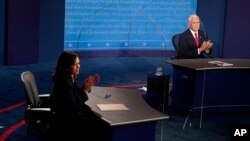 Dezbaterea între candidații la vicepreședinția americană, democrata Kamala Harris și republicanul Mike Pence, Salt Lake City, Utah, 8 octombrie 2020