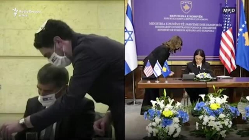 Ceremonia e vendosjes së marrëdhënieve diplomatike mes Kosovës dhe Izraelit